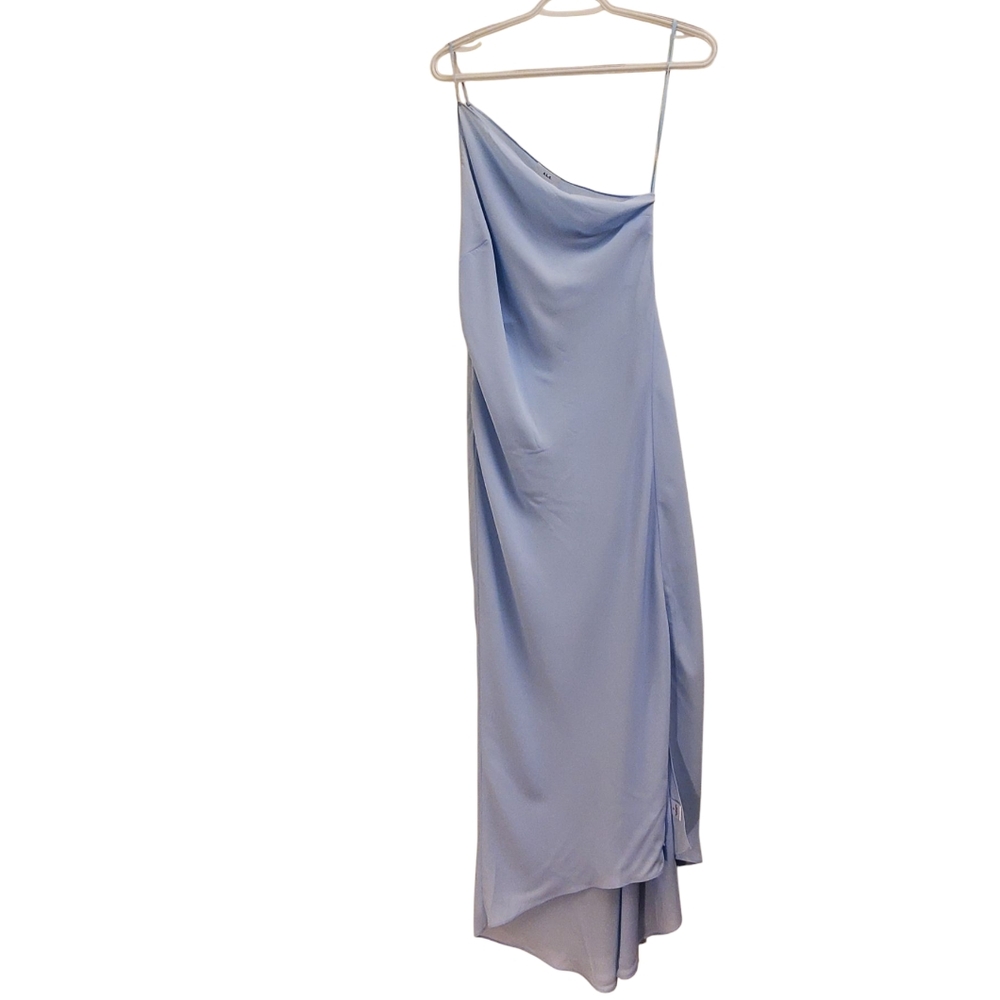 A.L.C. One Shoulder Dress Sleeveless Formal Party Cocktail Blue Size 8
